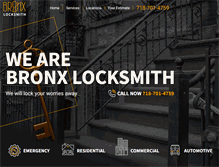 Tablet Screenshot of bronxlocksmith.com